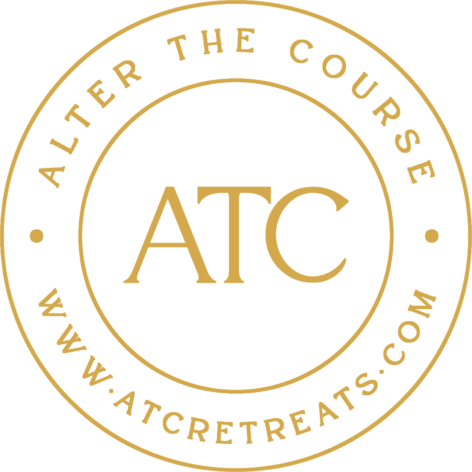 Alter The Course | Alpha Thick Gold Logo